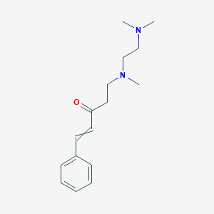 molecular formula C16H24N2O B1297031 5-[2-(Dimethylamino)ethyl-methylamino]-1-phenylpent-1-en-3-one 