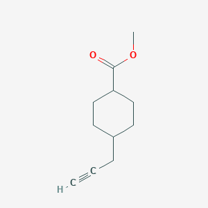 molecular formula C11H16O2 B129704 4-环丙基-2-甲氧基羰基环己烷 CAS No. 250682-81-6