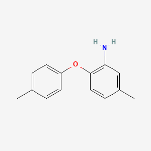 molecular formula C14H15NO B1297046 5-Methyl-2-(4-methylphenoxy)aniline CAS No. 767222-91-3