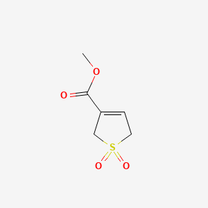 molecular formula C6H8O4S B1297060 Methyl 2,5-dihydrothiophene-3-carboxylate 1,1-dioxide CAS No. 67488-50-0