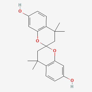 molecular formula C21H24O4 B1297068 Spirobicromane CAS No. 3127-14-8