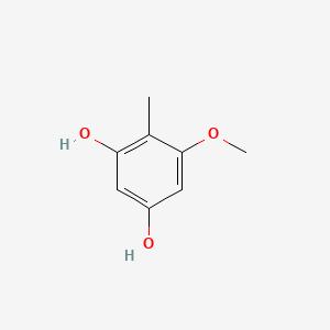 molecular formula C8H10O3 B12970718 5-Methoxy-4-methylresorcinol 