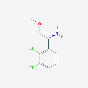 molecular formula C9H11Cl2NO B12970736 (R)-1-(2,3-Dichlorophenyl)-2-methoxyethanamine 