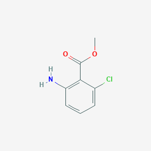 molecular formula C8H8ClNO2 B1297078 甲基2-氨基-6-氯苯甲酸酯 CAS No. 41632-04-6