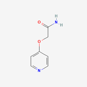 molecular formula C7H8N2O2 B12970838 2-(Pyridin-4-yloxy)acetamide 