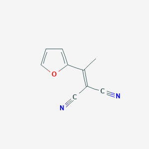 molecular formula C9H6N2O B1297088 2-[1-(2-Furyl)ethylidene]malononitrile CAS No. 62737-71-7