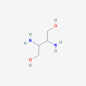 molecular formula C4H12N2O2 B12970895 2,3-Diaminobutane-1,4-diol 