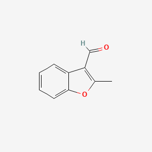 molecular formula C10H8O2 B1297094 2-Methylbenzofuran-3-carbaldehyde CAS No. 55581-61-8