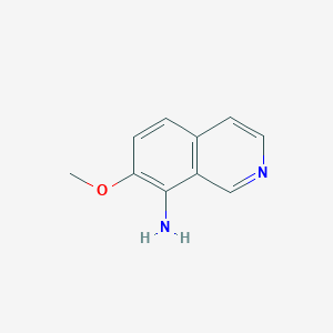 molecular formula C10H10N2O B1297096 7-Methoxyisoquinolin-8-amine CAS No. 55766-74-0