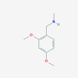 molecular formula C10H15NO2 B012971 1-(2,4-dimethoxyphenyl)-N-methylmethanamine CAS No. 102503-23-1