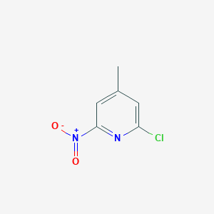 molecular formula C6H5ClN2O2 B12971016 2-Chloro-4-methyl-6-nitropyridine 