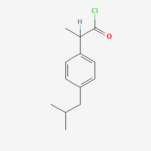 molecular formula C13H17ClO B1297103 2-(p-Isobutylphenyl)propionyl chloride CAS No. 34715-60-1
