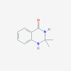 molecular formula C10H12N2O B1297104 2,2-Dimethyl-1,2,3-trihydroquinazolin-4-one CAS No. 77726-78-4