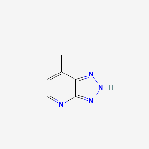 molecular formula C6H6N4 B12971045 7-Methyl-3H-(1,2,3)triazolo(4,5-b)pyridine CAS No. 27582-19-0