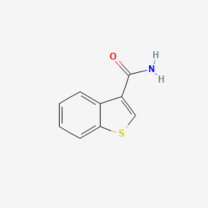 molecular formula C9H7NOS B1297106 Benzo[b]thiophene-3-carboxamide CAS No. 858117-17-6