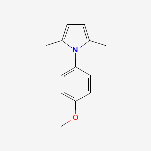 molecular formula C13H15NO B1297110 1-(4-Methoxyphenyl)-2,5-dimethylpyrrole CAS No. 5044-27-9