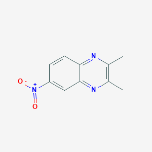 molecular formula C10H9N3O2 B1297114 2,3-二甲基-6-硝基喹喔啉 CAS No. 2942-03-2