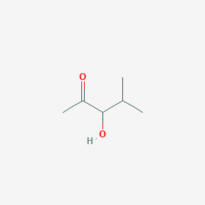 molecular formula C6H12O2 B12971170 3-Hydroxy-4-methylpentan-2-one 