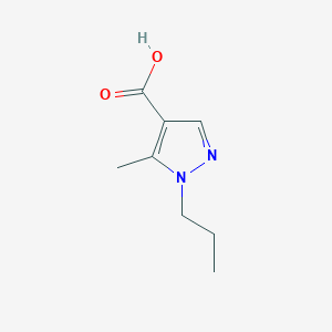molecular formula C8H12N2O2 B1297132 5-Methyl-1-propyl-1H-pyrazole-4-carboxylic acid CAS No. 705270-06-0