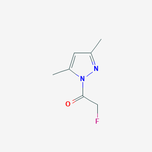 molecular formula C7H9FN2O B12971395 1-(3,5-Dimethyl-1H-pyrazol-1-yl)-2-fluoroethanone 