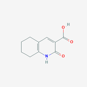 molecular formula C10H11NO3 B1297143 2-Oxo-1,2,5,6,7,8-hexahydroquinoline-3-carboxylic acid CAS No. 64500-54-5