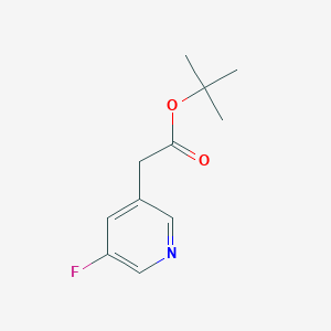 molecular formula C11H14FNO2 B12971464 tert-Butyl 2-(5-fluoropyridin-3-yl)acetate 