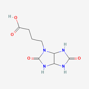 molecular formula C8H12N4O4 B1297151 4-(2,5-Dioxo-hexahydro-imidazo[4,5-d]imidazol-1-yl)-butyric acid CAS No. 370585-14-1