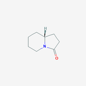 molecular formula C8H13NO B12971553 (R)-Hexahydroindolizin-3(2H)-one 
