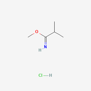 molecular formula C5H12ClNO B1297166 Methyl isobutyrimidate hydrochloride CAS No. 39739-60-1