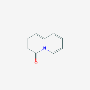 molecular formula C9H7NO B12971734 Quinolizin-4-one CAS No. 491-42-9