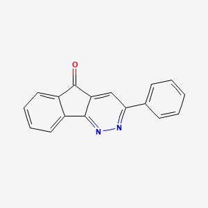 molecular formula C17H10N2O B1297178 3-Phenyl-5H-indeno[1,2-c]pyridazin-5-one CAS No. 77152-22-8