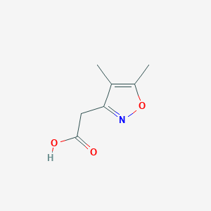 molecular formula C7H9NO3 B12971785 2-(4,5-Dimethylisoxazol-3-yl)acetic acid 