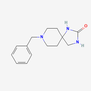 molecular formula C14H19N3O B1297182 8-Benzyl-1,3,8-triazaspiro[4.5]decan-2-one CAS No. 438621-58-0