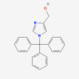 molecular formula C23H20N2O B1297185 1-三苯甲基-1H-咪唑-4-甲醇 CAS No. 33769-07-2