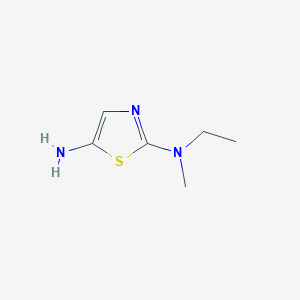 molecular formula C6H11N3S B12971863 N2-Ethyl-N2-methylthiazole-2,5-diamine 