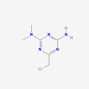 6-(chloromethyl)-N,N-dimethyl-1,3,5-triazine-2,4-diamine