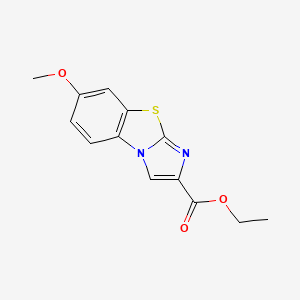 Ethyl 7-methoxybenzo[d]imidazo[2,1-b]thiazole-2-carboxylate