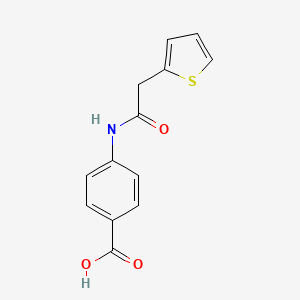 molecular formula C13H11NO3S B1297208 4-(2-Thiophen-2-yl-acetylamino)-benzoic acid CAS No. 436088-76-5