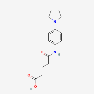 4-(4-Pyrrolidin-1-yl-phenylcarbamoyl)-butyric acid