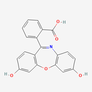 2-(3,7-Dihydroxy-dibenzo[b,f][1,4]oxazepin-11-yl)-benzoic acid
