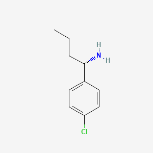 molecular formula C10H14ClN B12972134 (S)-1-(4-Chlorophenyl)butan-1-amine 