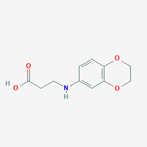 3-(2,3-Dihydro-benzo[1,4]dioxin-6-ylamino)-propionic acid
