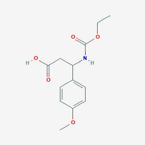 3-Ethoxycarbonylamino-3-(4-methoxy-phenyl)-propionic acid