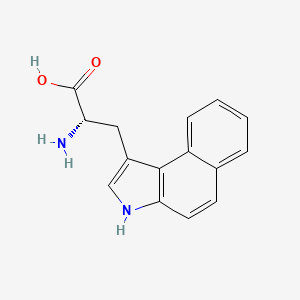 molecular formula C15H14N2O2 B12972230 (s)-2-Amino-3-(3h-benzo[e]indol-1-yl)propanoic acid 