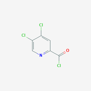 molecular formula C6H2Cl3NO B12972302 4,5-Dichloropicolinoyl chloride 