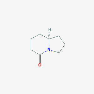 molecular formula C8H13NO B12972342 (S)-Hexahydroindolizin-5(1H)-one 