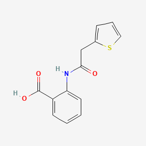 molecular formula C13H11NO3S B1297238 2-(2-Thiophen-2-yl-acetylamino)-benzoic acid CAS No. 330635-60-4