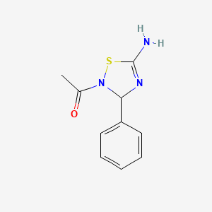 1-(5-Amino-3-phenyl-3H-[1,2,4]thiadiazol-2-yl)-ethanone