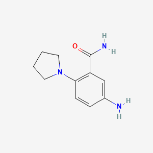5-Amino-2-pyrrolidin-1-yl-benzamide