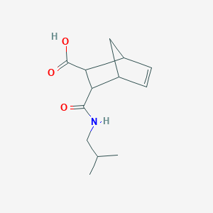 molecular formula C13H19NO3 B1297251 3-Isobutylcarbamoyl-bicyclo[2.2.1]hept-5-ene-2-carboxylic acid CAS No. 1005263-01-3